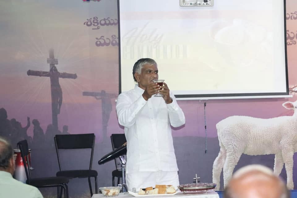 Communion service at Agape Family Centre